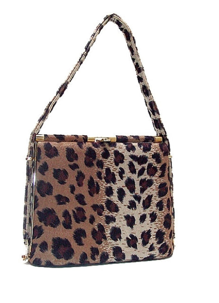 Faux Leopard hand/shoulder bag - Unique Boutique NYC
 - 1