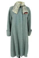 French Boucle with Grey Broadtail Scarf Collar - Unique Boutique NYC
 - 2