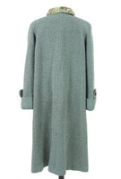 French Boucle with Grey Broadtail Scarf Collar - Unique Boutique NYC
 - 4