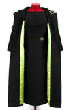 Vintage Chartreuse Satin lined Coat with Matching A-Line Dress - Unique Boutique NYC
 - 1