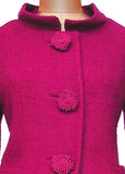 Lilli Ann Fuchsia w/ Pom-Pom Buttons - Unique Boutique NYC
 - 3