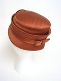 Satin Copper Chapeau with Bow - Unique Boutique NYC
 - 4