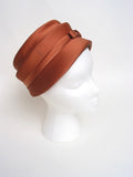Satin Copper Chapeau with Bow - Unique Boutique NYC
 - 5