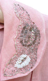 Pale Pink Linen with Beaded Collar - Unique Boutique NYC
 - 2