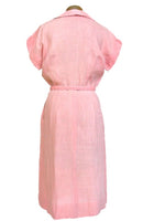 Pale Pink Linen with Beaded Collar - Unique Boutique NYC
 - 5