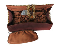 Sequined Satin Koret Box Clutch - Unique Boutique NYC
 - 4