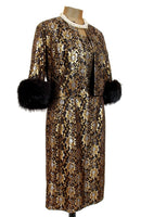 Fox Fur Cuffed Evening Suit - Unique Boutique NYC
 - 3