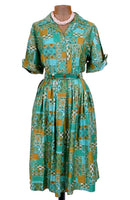 Abstract Print Shirtdress - Unique Boutique NYC
 - 2
