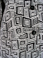 1960s Graphic Print B&W Coat - Unique Boutique NYC
 - 2