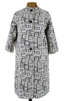 1960s Graphic Print B&W Coat - Unique Boutique NYC
 - 3