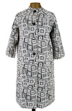 1960s Graphic Print B&W Coat - Unique Boutique NYC
 - 3