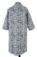 1960s Graphic Print B&W Coat - Unique Boutique NYC
 - 4