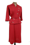 1940s Style Cardinal Red Suit - Unique Boutique NYC
 - 1