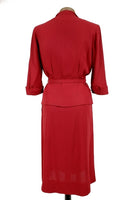 1940s Style Cardinal Red Suit - Unique Boutique NYC
 - 3