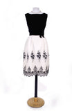 Embroidered with Scalloped skirt - Unique Boutique NYC
 - 2