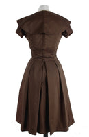 Chocolate Taffeta Twirl - Unique Boutique NYC
 - 2