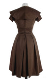 Chocolate Taffeta Twirl - Unique Boutique NYC
 - 2