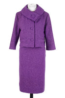 Purple Tweed Suit - Unique Boutique NYC
 - 1