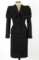 Pleated Shawl Collar - Unique Boutique NYC
 - 1