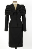 Pleated Shawl Collar - Unique Boutique NYC
 - 1
