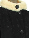 Paris Patterned Wool w/Mink Collar - Unique Boutique NYC
 - 2