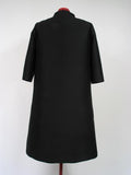 Vintage Chartreuse Satin lined Coat with Matching A-Line Dress - Unique Boutique NYC
 - 6
