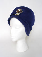 Cloche with Rhinestone Pin - Unique Boutique NYC
 - 1