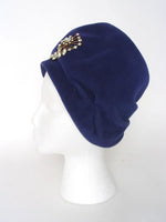 Cloche with Rhinestone Pin - Unique Boutique NYC
 - 3