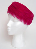 Fuchsia Feather Pillbox - Unique Boutique NYC
 - 1